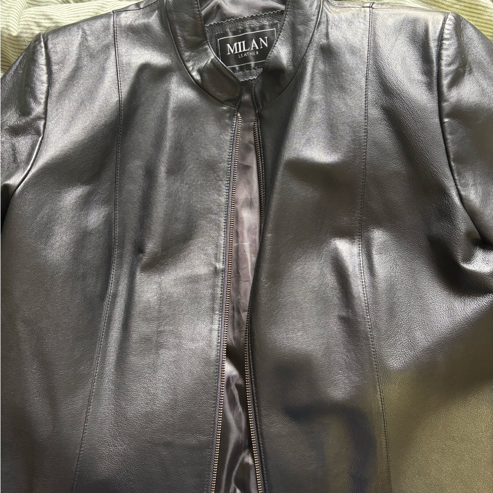 Black REAL Leather Jacket